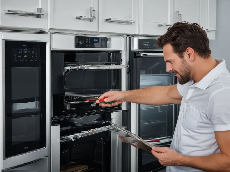 Professional appliance repair process steps and workflow