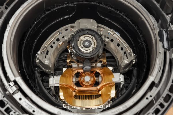 Air fryer repair components showing heating element and control mechanisms